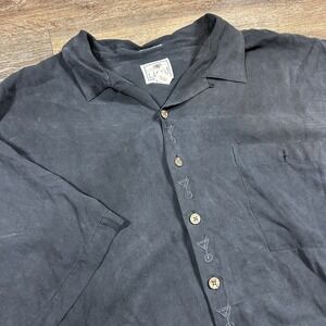 Luau Shirt Men's 3XT Tall Finest Silk Limited Edition Button Down Short‎ Sleeve